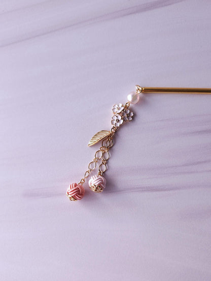 Kanzashi - Sakura Blossom Pink