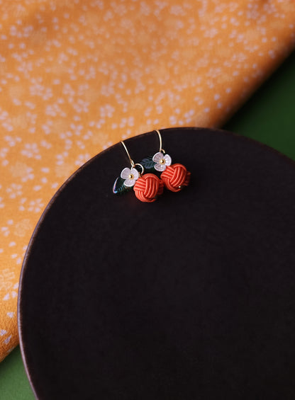 Fruits Earrings - Orange