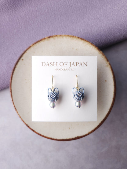 Cat Head Earrings - Gray