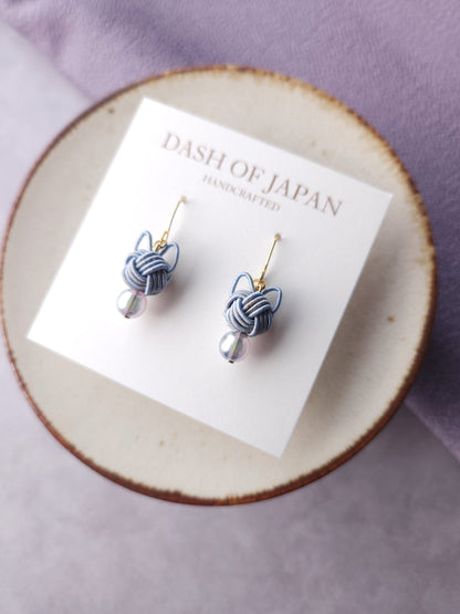 Cat Head Earrings - Gray