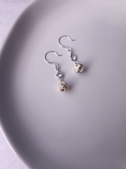 Simple Drop - Metallic Silver