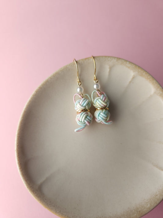 Cat Earrings - Pastel Rainbow