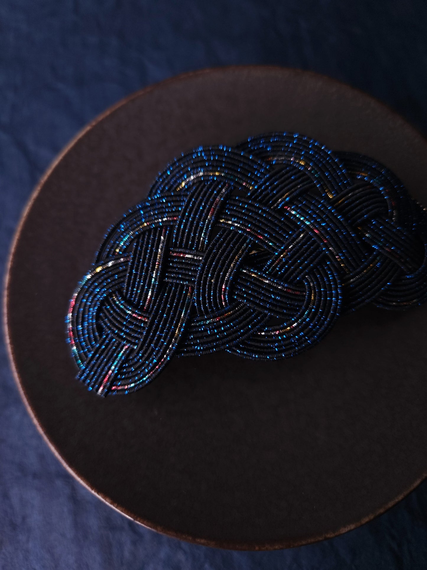 Hair Barrette - Galaxy Blue