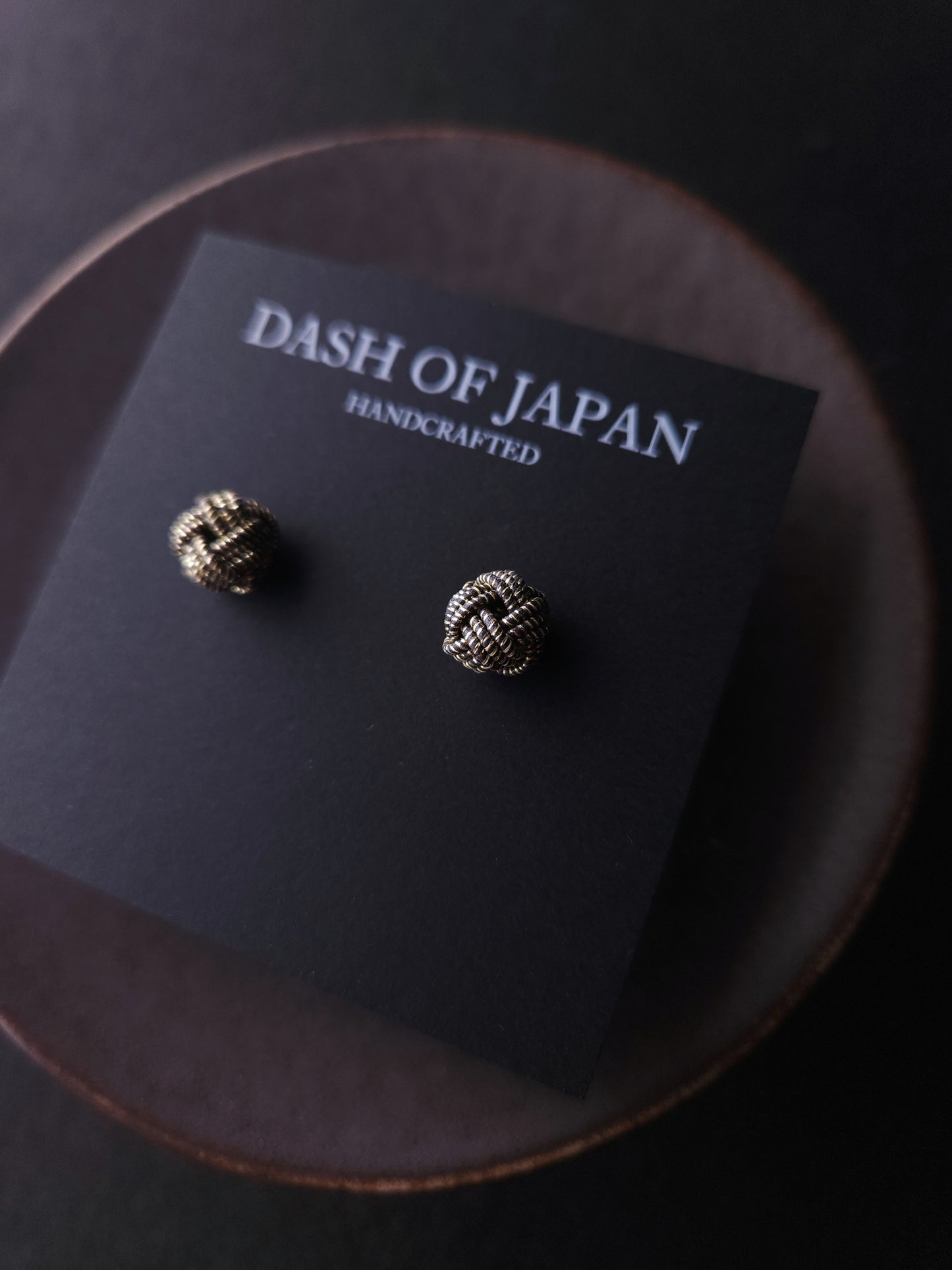 Awaji Knot - Black Gold