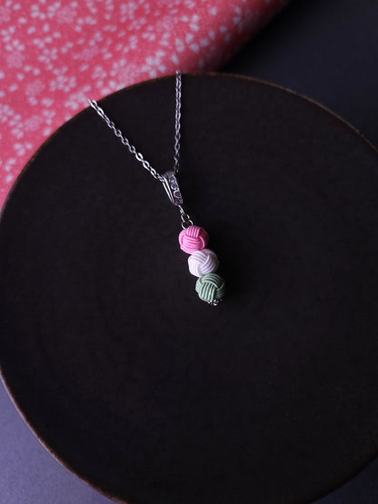 Hanami Dango Dumpling Necklace