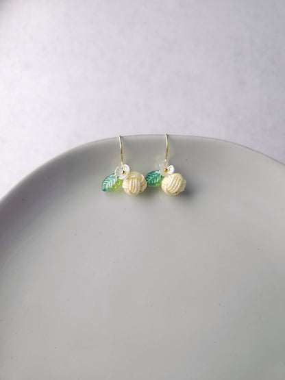 Fruits Earrings - Holographic Yellow