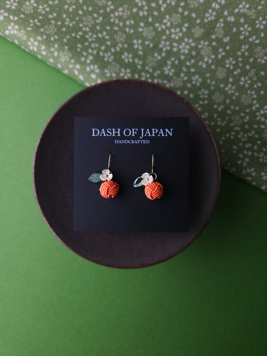 Fruits Earrings - Orange
