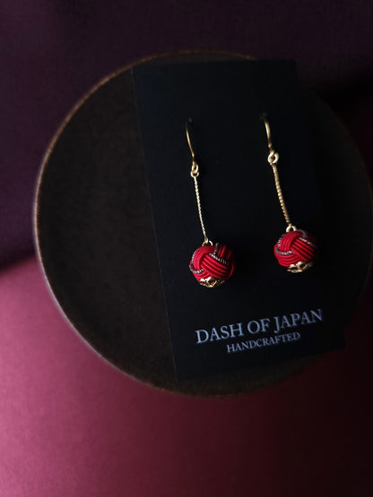 Long Drop -Dark  Red