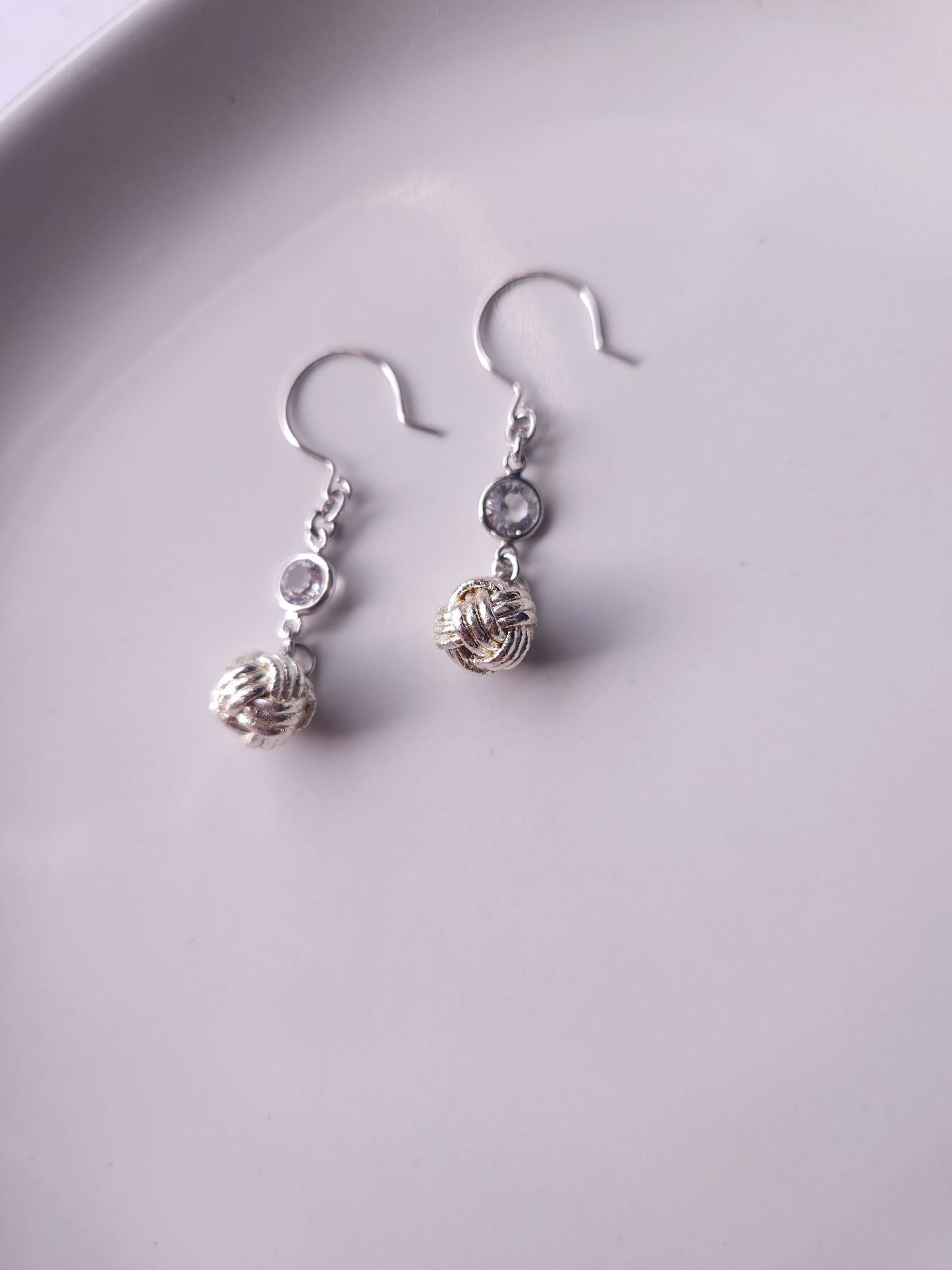 Simple Drop - Metallic Silver