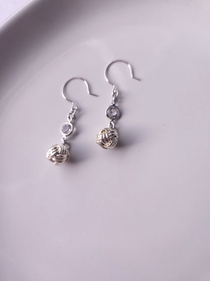 Simple Drop - Metallic Silver