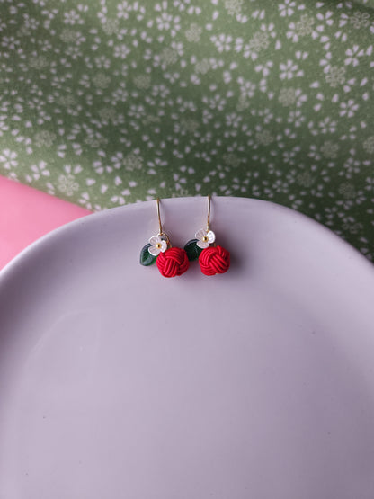 Fruits Earrings - Apple