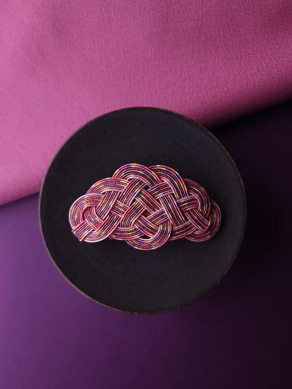 Hair Barrette - Pink Purple