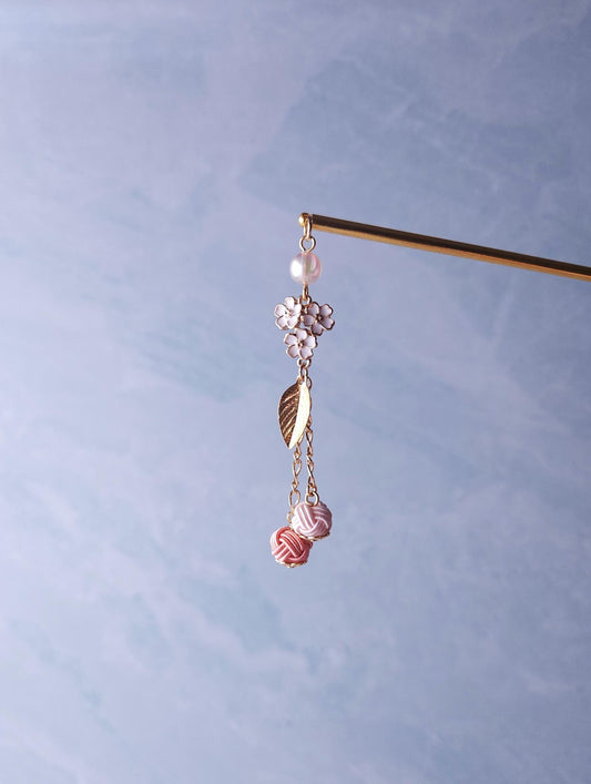 Kanzashi - Sakura Blossom Pink
