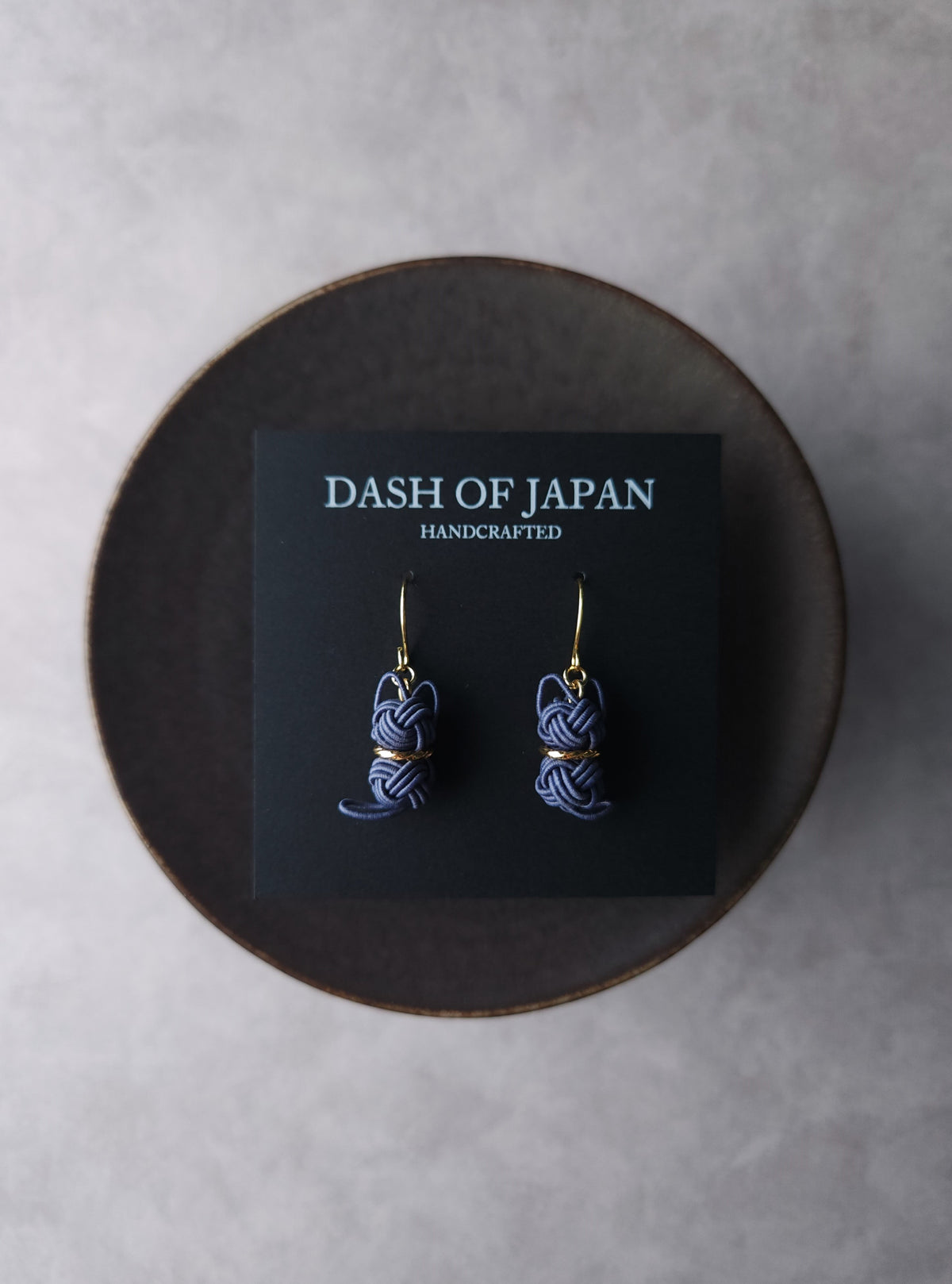 Cat Earrings - Blue Gray