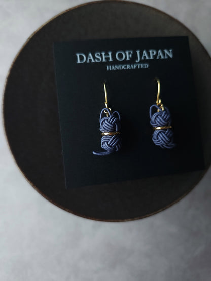 Cat Earrings - Blue Gray