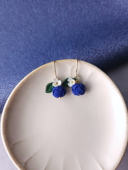Fruits Earrings - Blueberry
