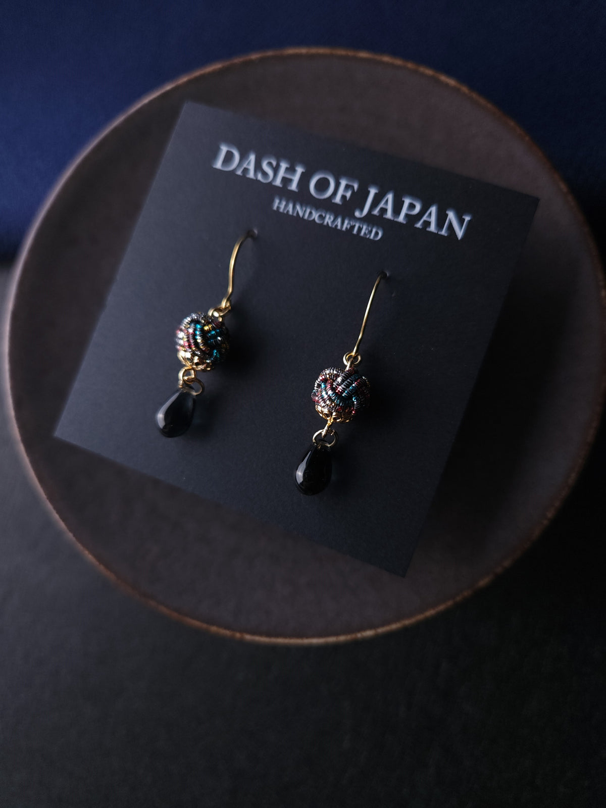 Simple Drop Earrings -  Chromatic Rainbow