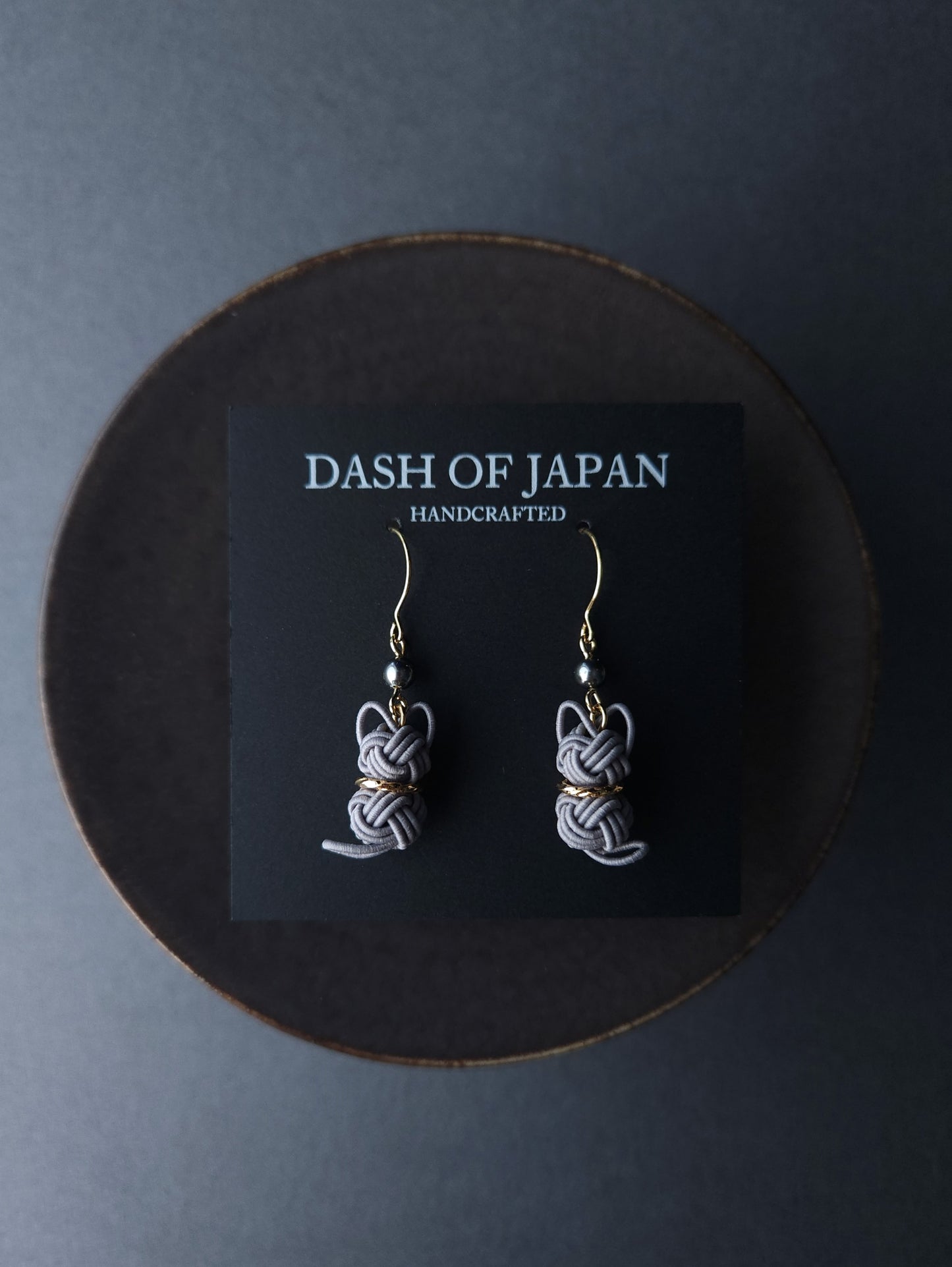 Cat  Earrings - Gray