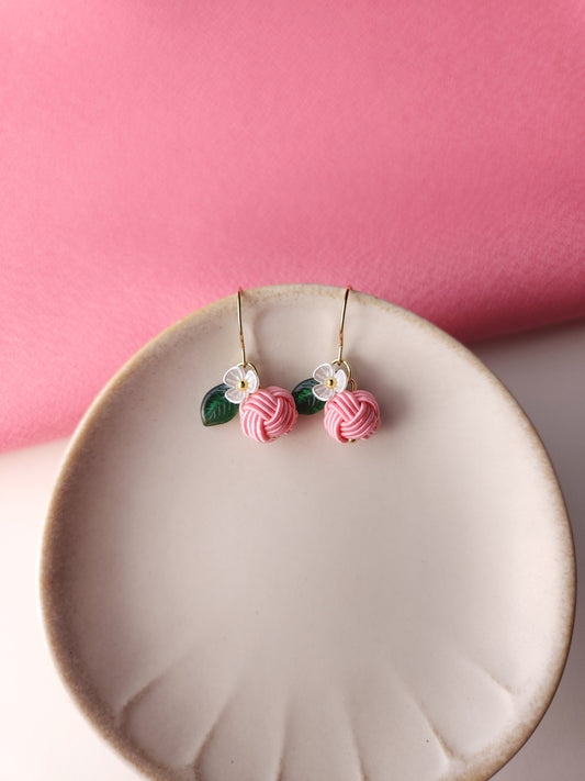 Fruits Earrings - Peach