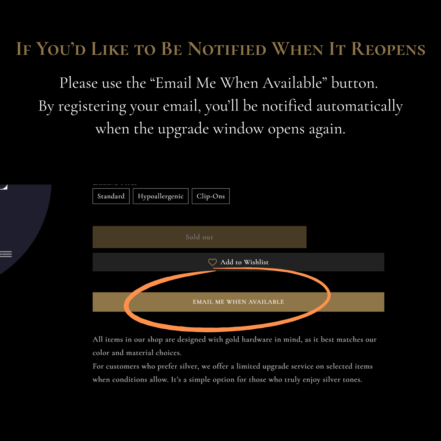 Silver Hardware Upgrade