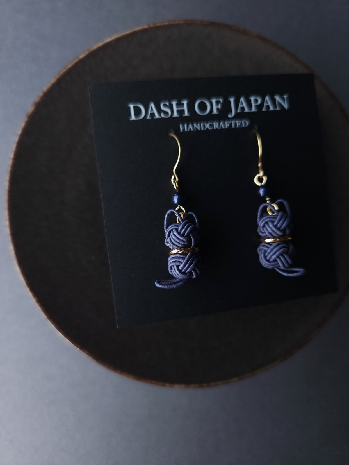 Cat Earrings - Blue Gray