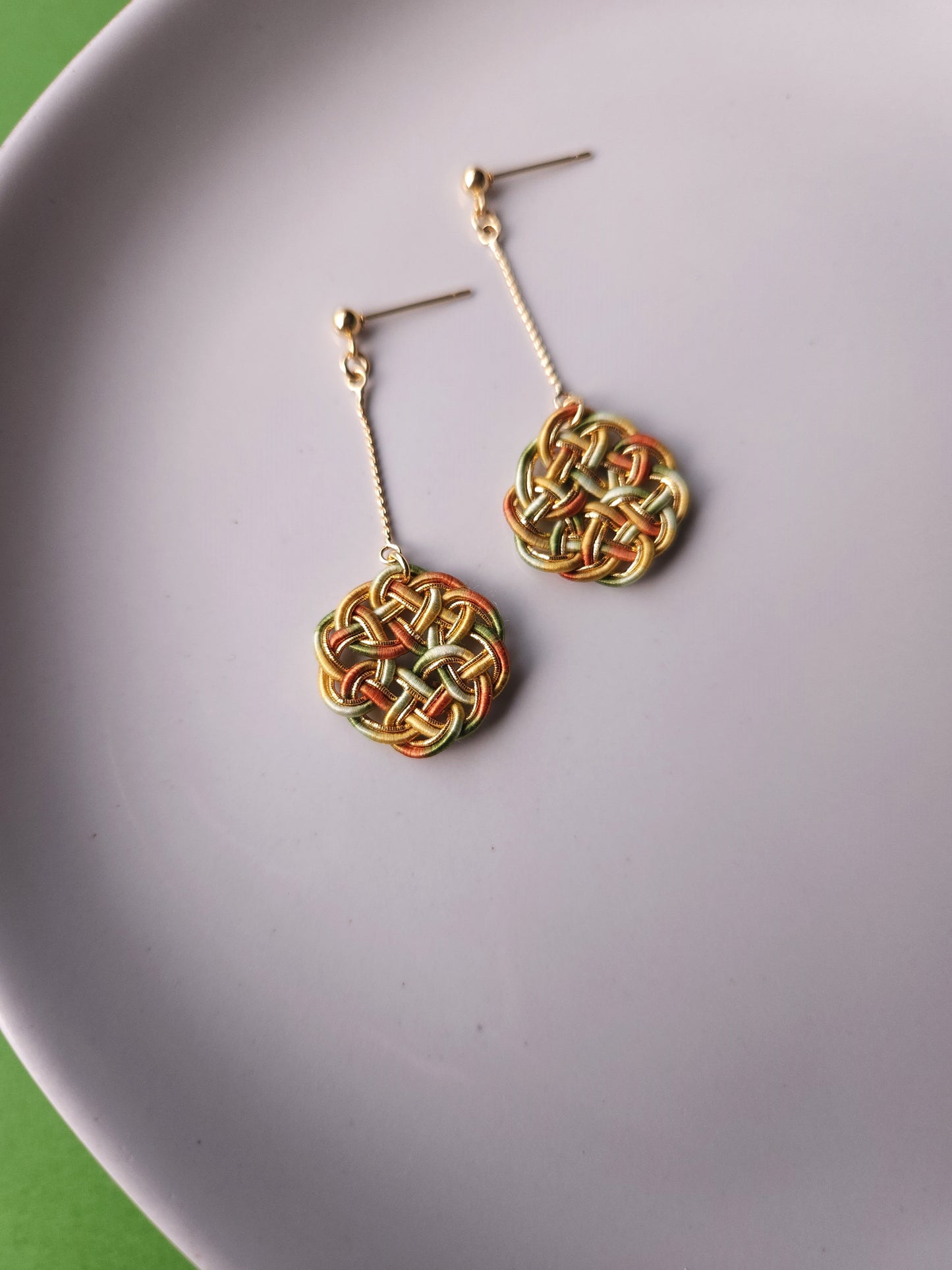 Kesa Drop - Orange Green