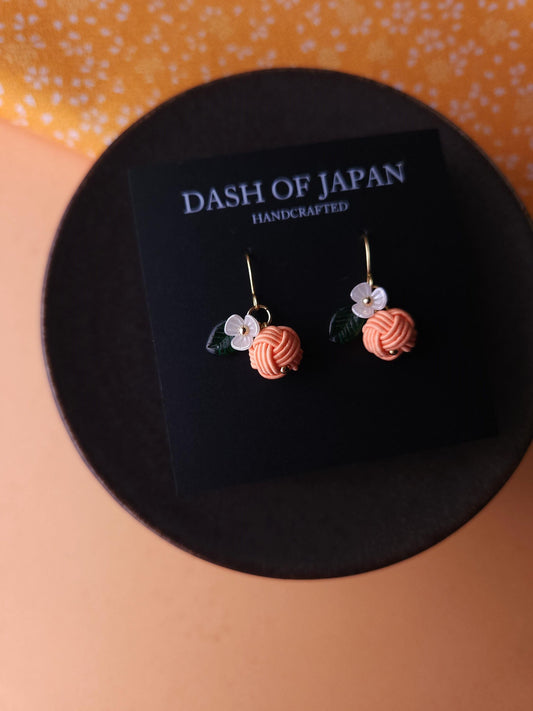 Fruits Earrings - Apricot