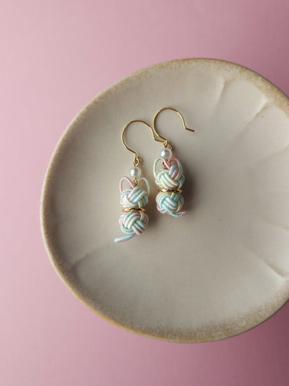 Cat Earrings - Pastel Rainbow