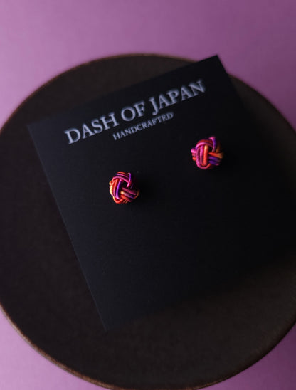 Awaji Knot - Purple Pink Mix