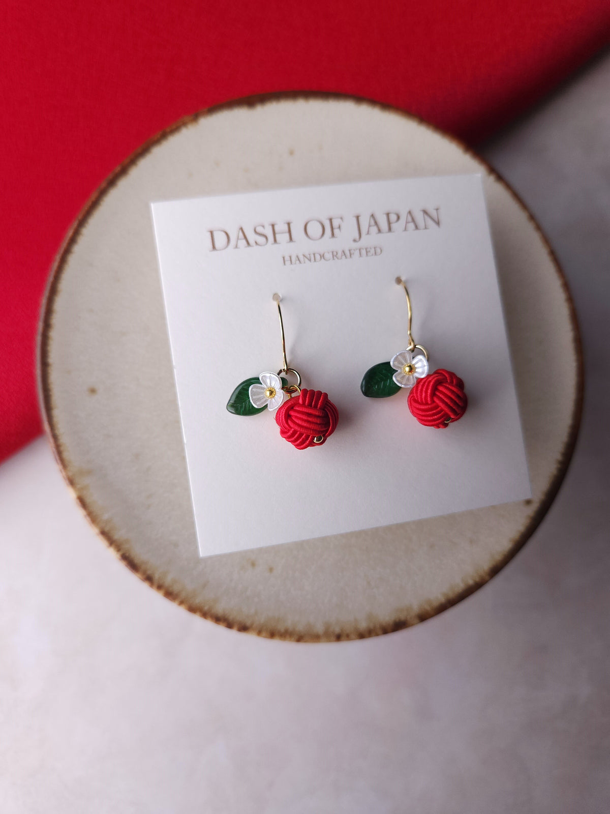 Fruits Earrings - Apple