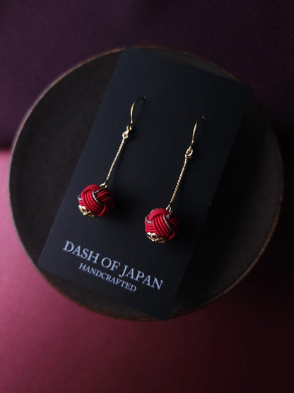 Long Drop -Dark  Red