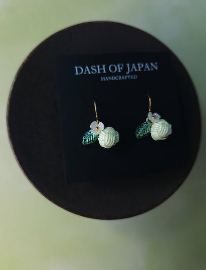 Fruits Earrings - Holographic Green