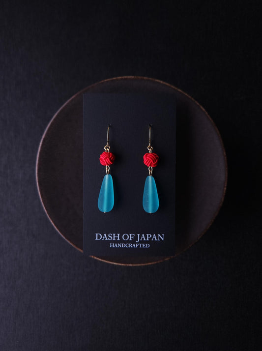 Teardrop - Blue and Red