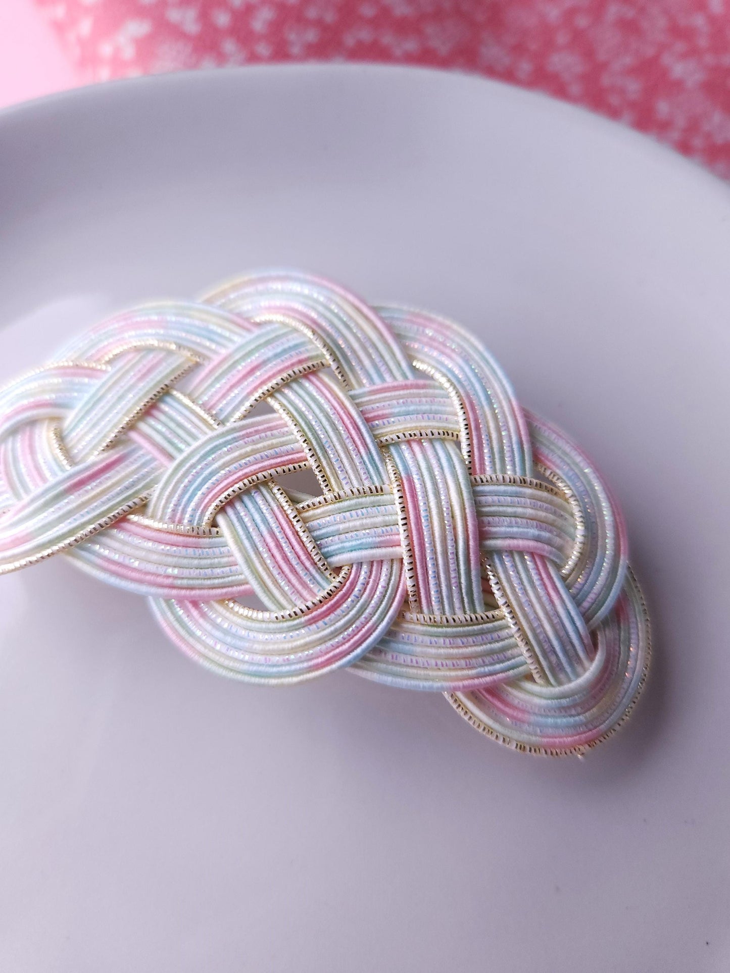 Hair Barrette - Pastel Rainbow