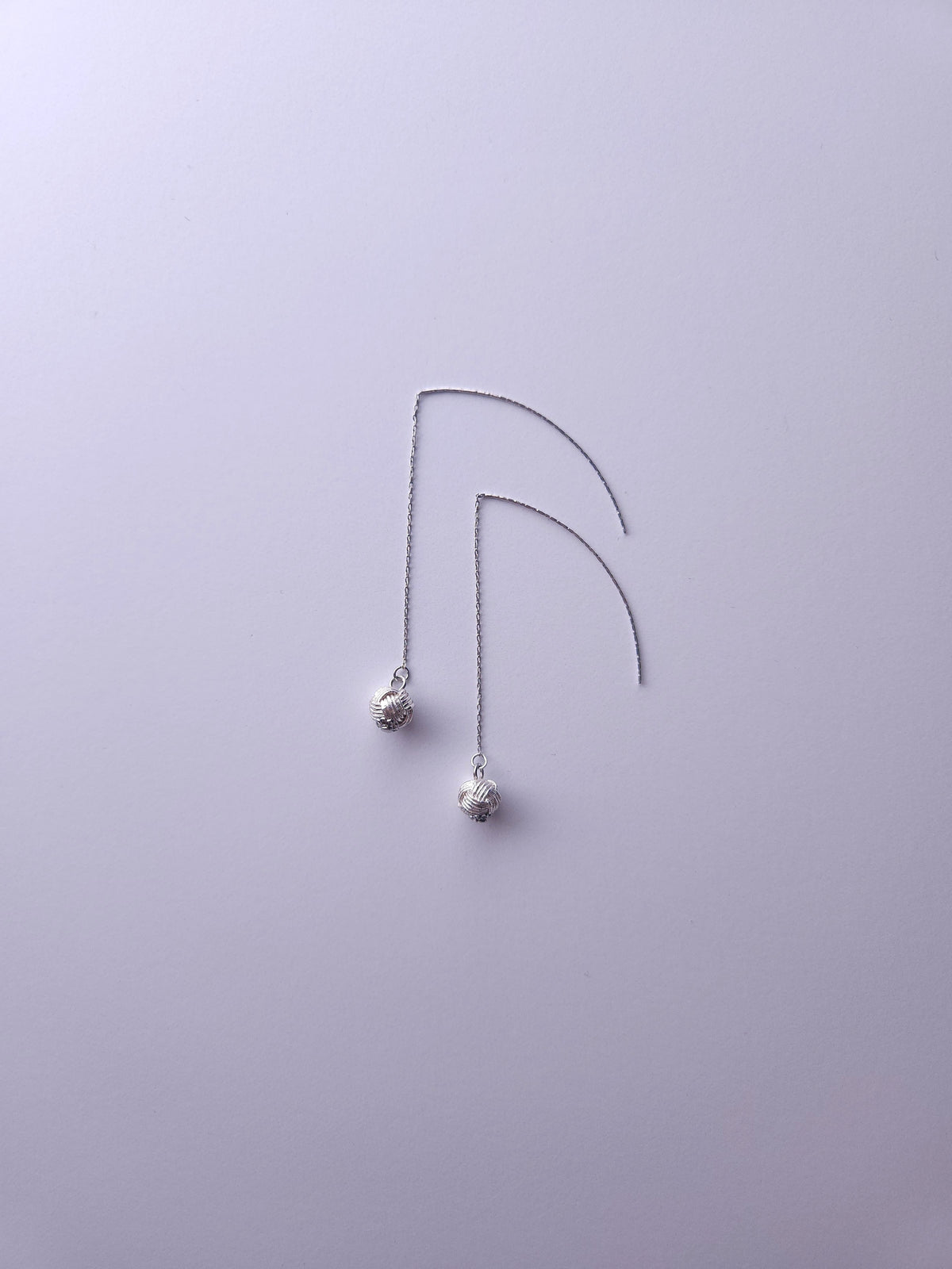 Threader - Metallic Silver