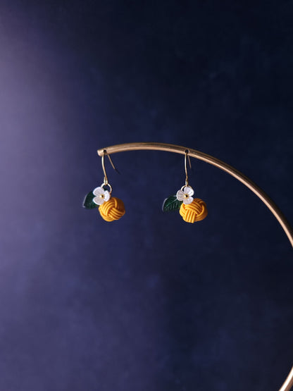 Fruits Earrings - Yuzu