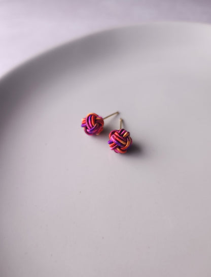 Awaji Knot - Purple Pink Mix