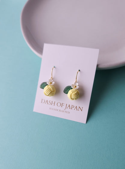 Fruits Earrings - Lemon