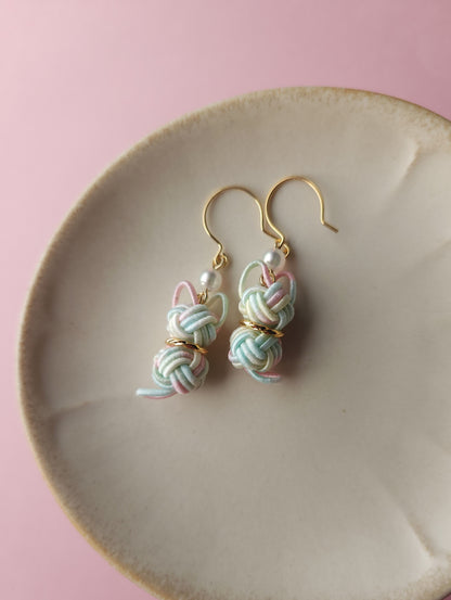 Cat Earrings - Pastel Rainbow