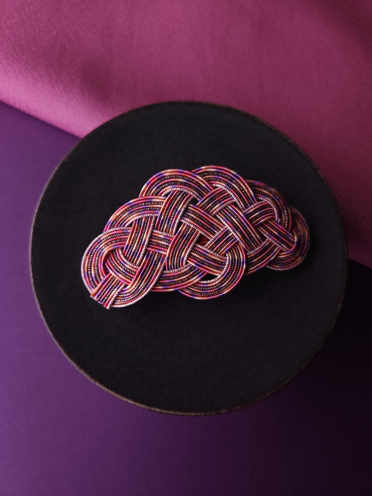Hair Barrette - Pink Purple