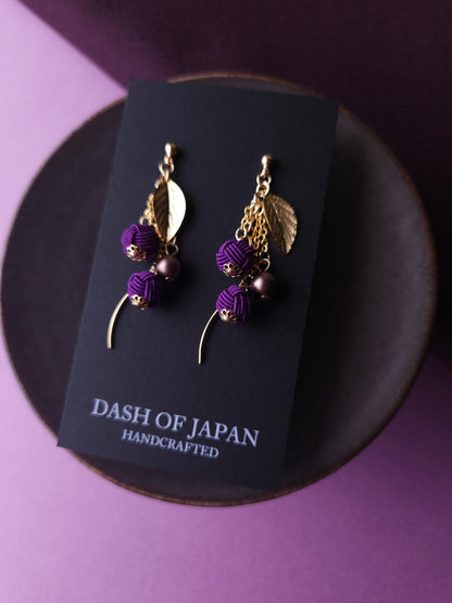 Flower Drop - Grape purple