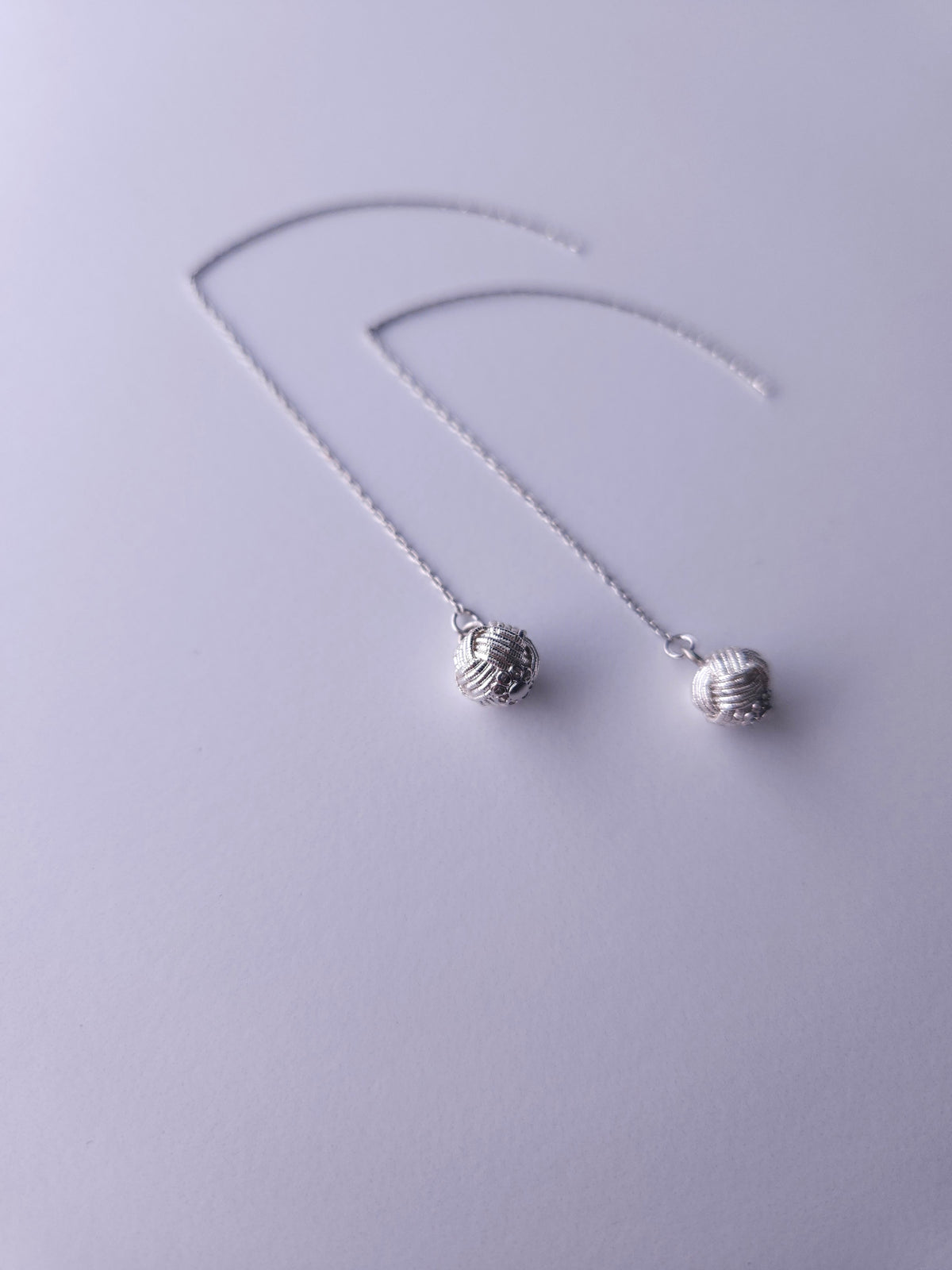 Threader - Metallic Silver