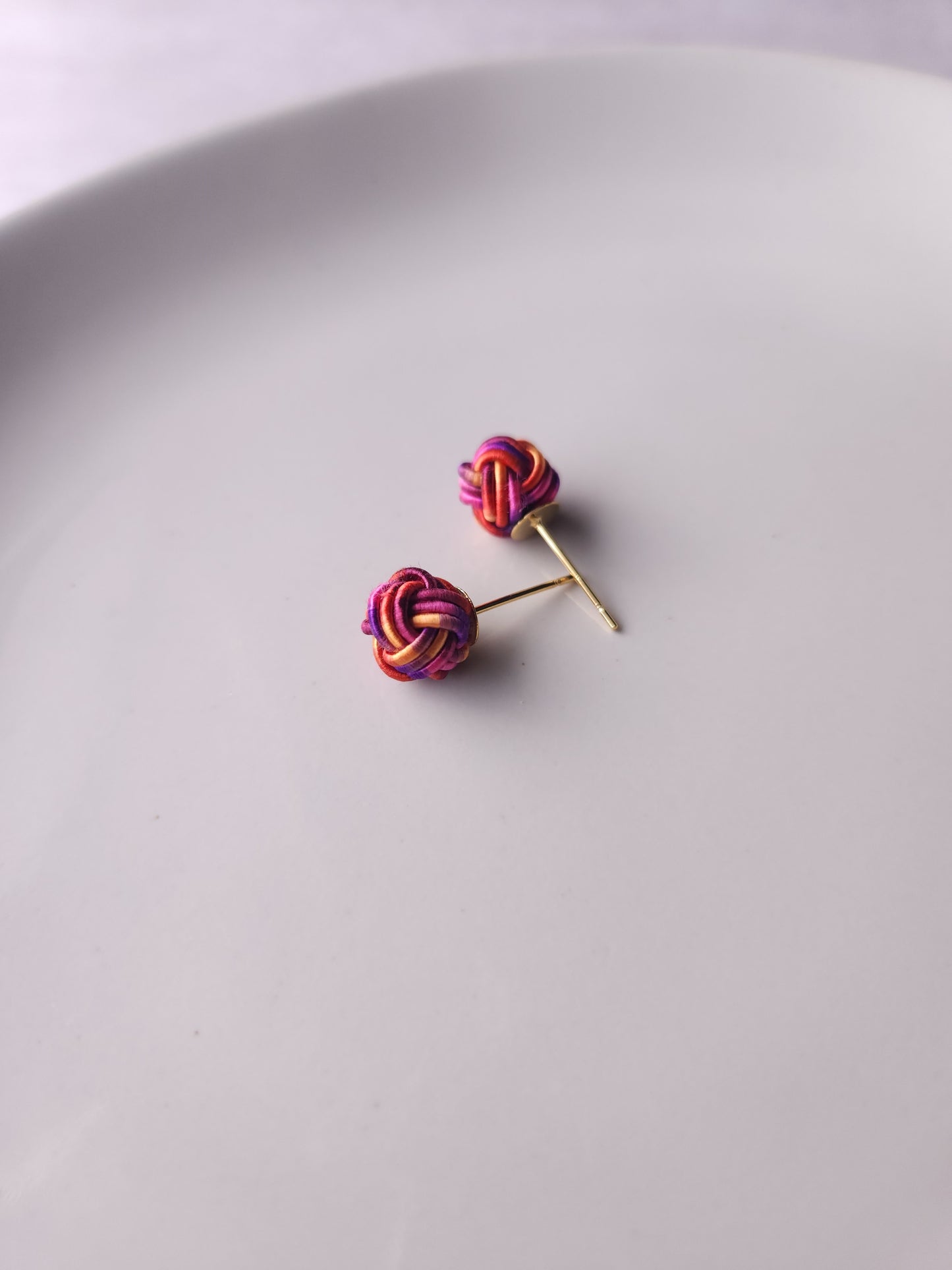 Awaji Knot - Purple Pink Mix