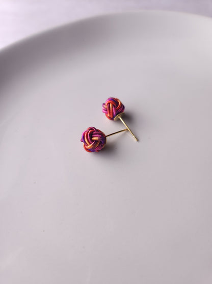 Awaji Knot - Purple Pink Mix