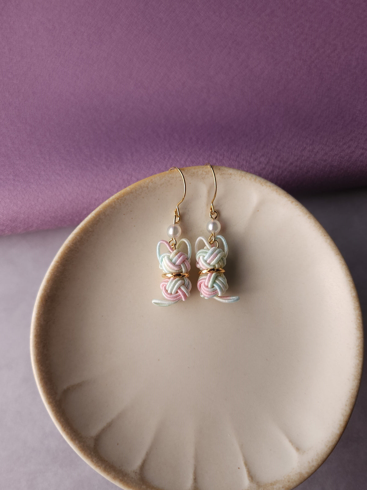 Cat Earrings - Pastel Rainbow