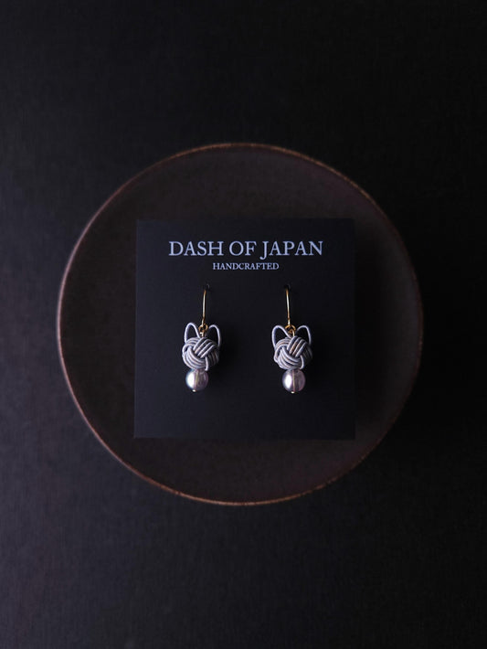 Cat Head Earrings - Gray