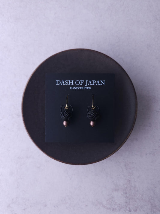 Cat Head Earrings - Black