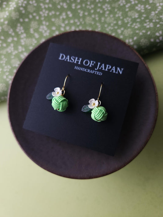 Fruit Earrings- Lime Green