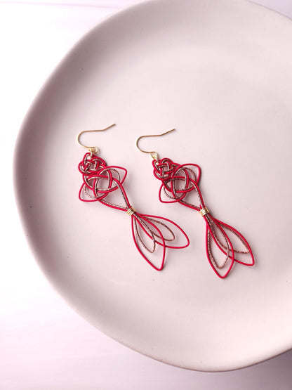Koi Fish - Wine Red