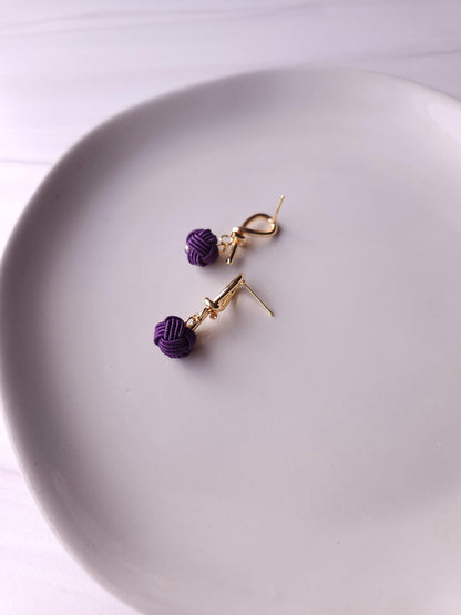 Knot -  Eggplant Purple